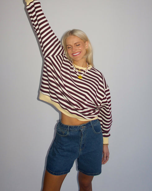 Cali Cutie Striped Pullover