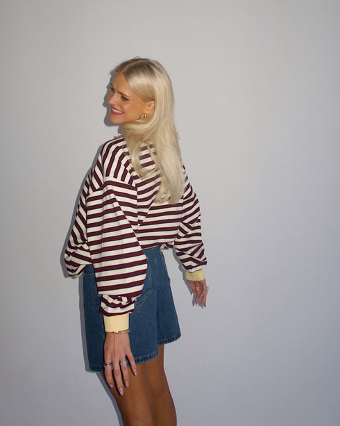 Cali Cutie Striped Pullover