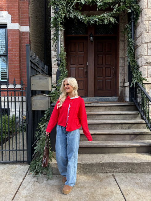 Coco Cutie Cardigan // Red *PREORDER*