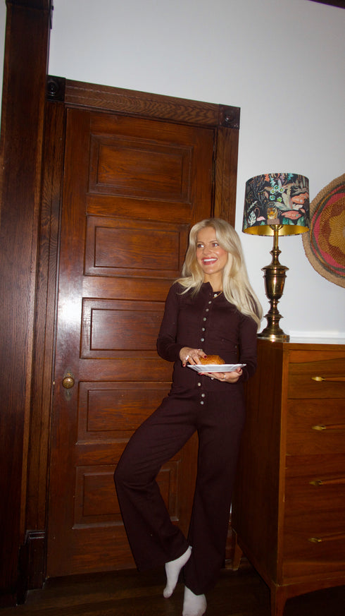 The Sophie Cardigan// Chocolate