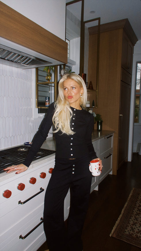 The Sophie Cardigan// Black