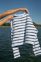 Coco Cutie Cardigan // Montauk Stripe