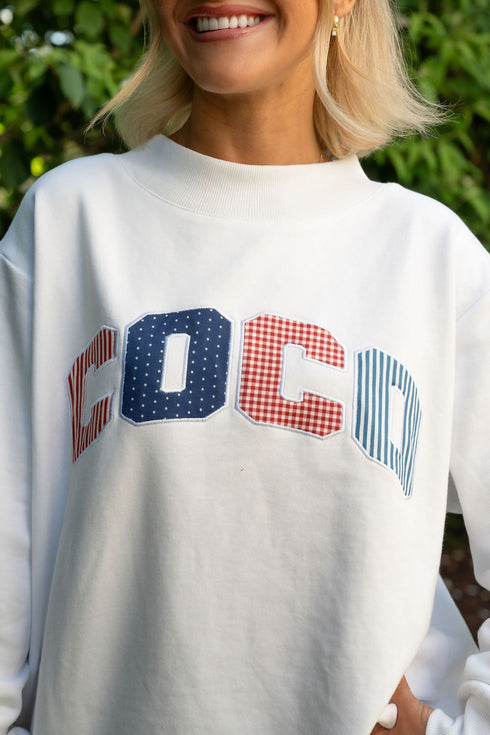Coco Girl Mockneck // Americana