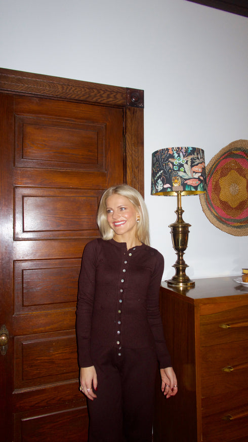 The Sophie Cardigan// Chocolate