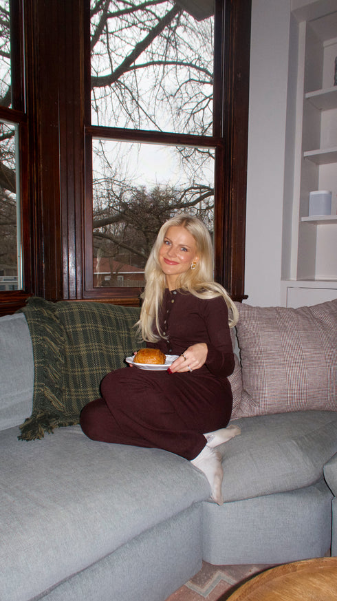 The Sophie Cardigan// Chocolate