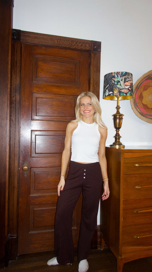 The Easy Peasy Pant // Chocolate