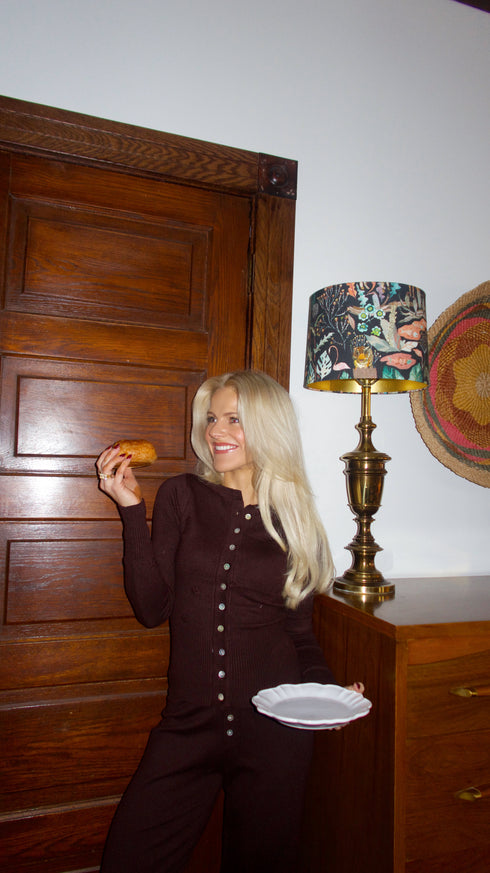 The Sophie Cardigan// Chocolate