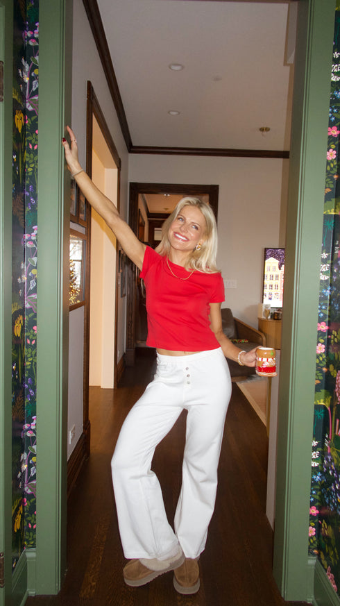 The Easy Peasy Pant // White