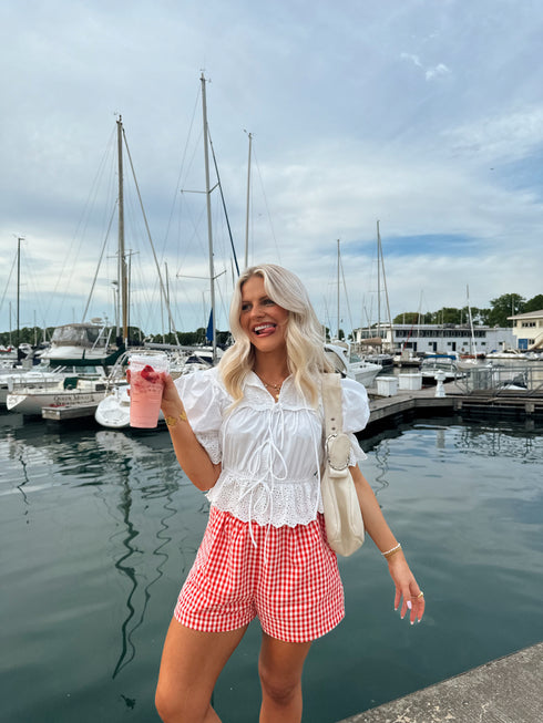 Starry Eyed Shorts // Red