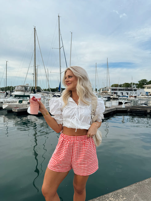 Starry Eyed Shorts // Red