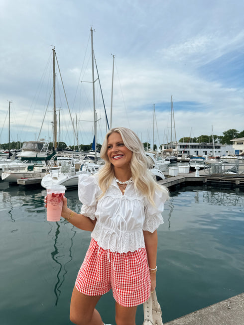 Starry Eyed Shorts // Red