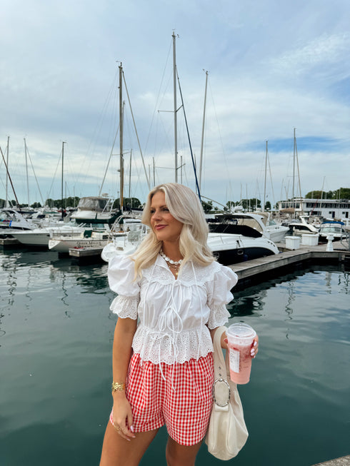 Starry Eyed Shorts // Red