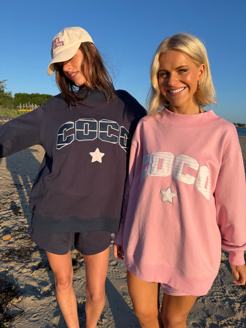 Coco Girl Mockneck // Heritage Pink