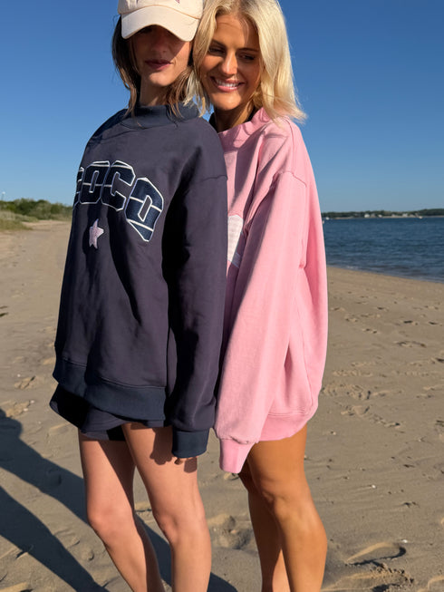 Coco Girl Mockneck // Heritage Pink