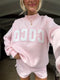 Coco Girl Mockneck // Baby Pink