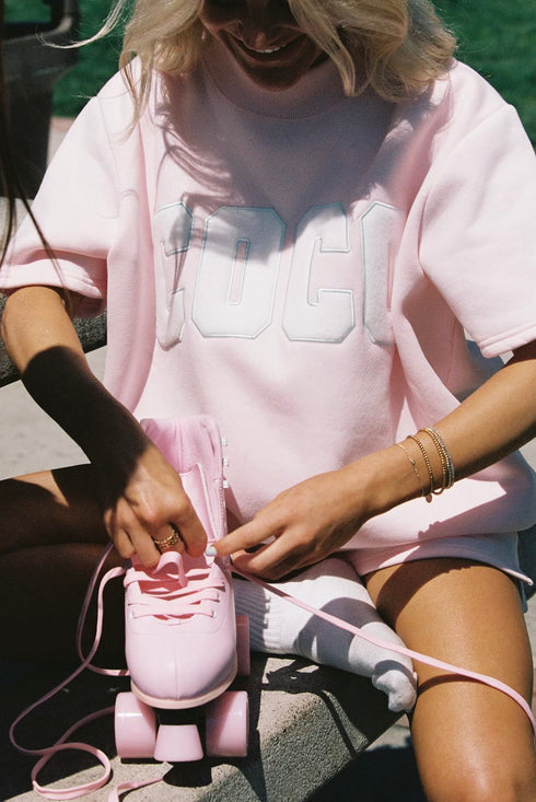 Coast Club Mockneck // Baby Pink