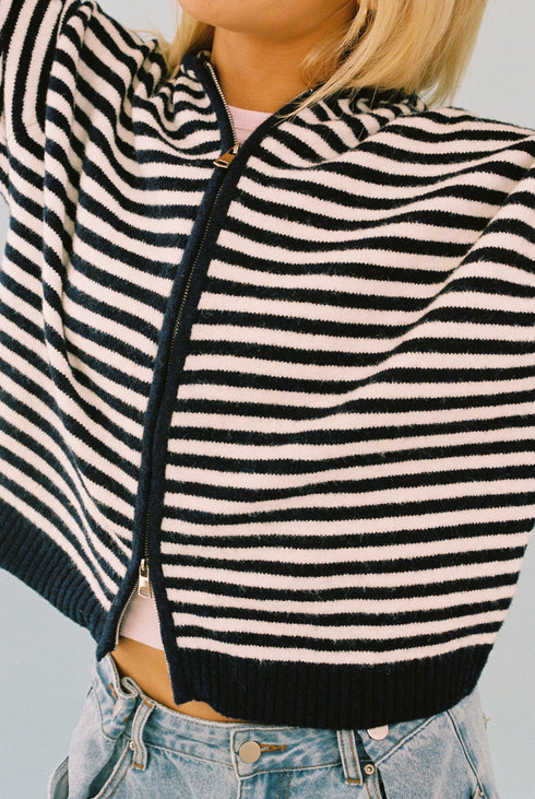 Club Cute Zip Up // Navy
