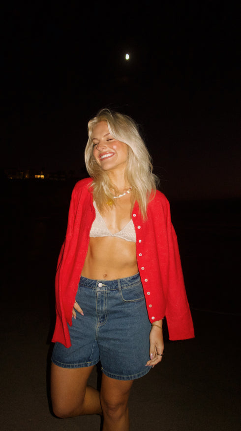 Coco Cutie Cardigan // Red *PREORDER*
