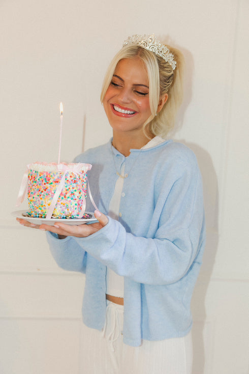 Coco Cutie Cardigan // Cloud