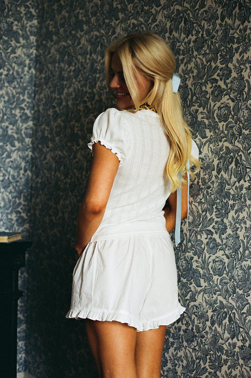 Clem Top // White