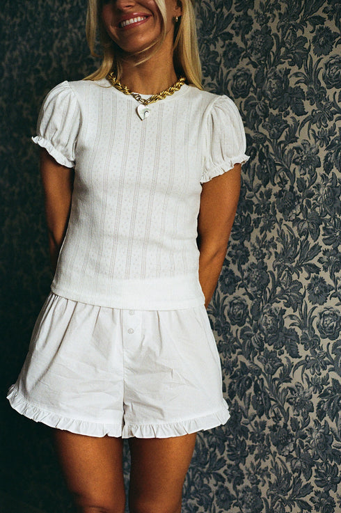 Clem Top // White