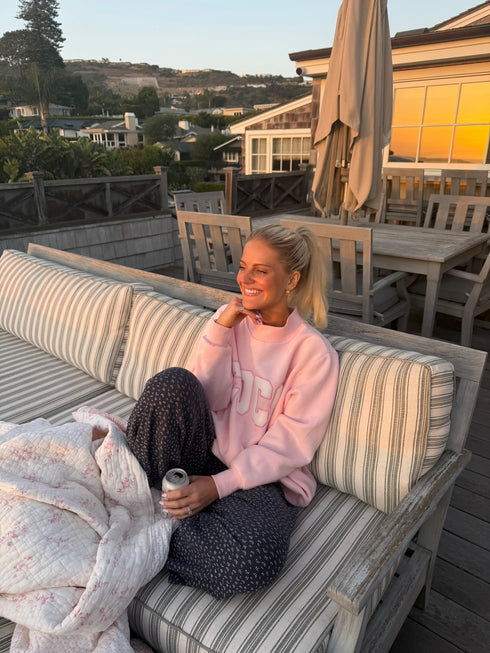 Coco Girl Mockneck // Baby Pink