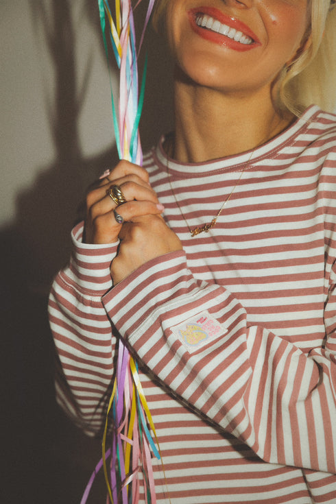 Sunny Club Pullover // Rosewood