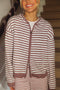Club Cutie Zip-Up // Rosewood