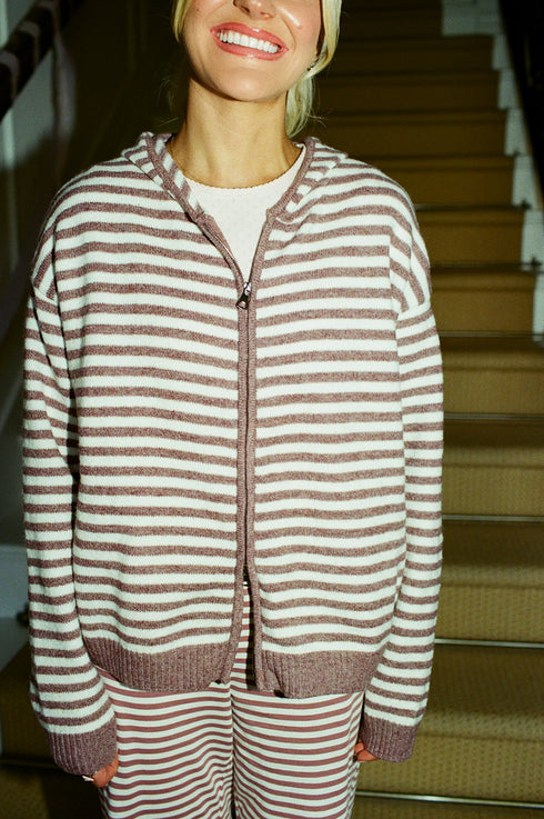 Club Cutie Zip-Up // Rosewood