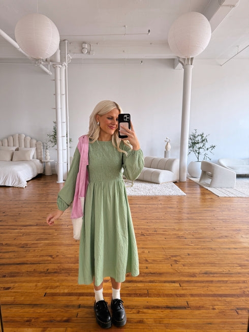 Buy Her Flowers Smocked Dress