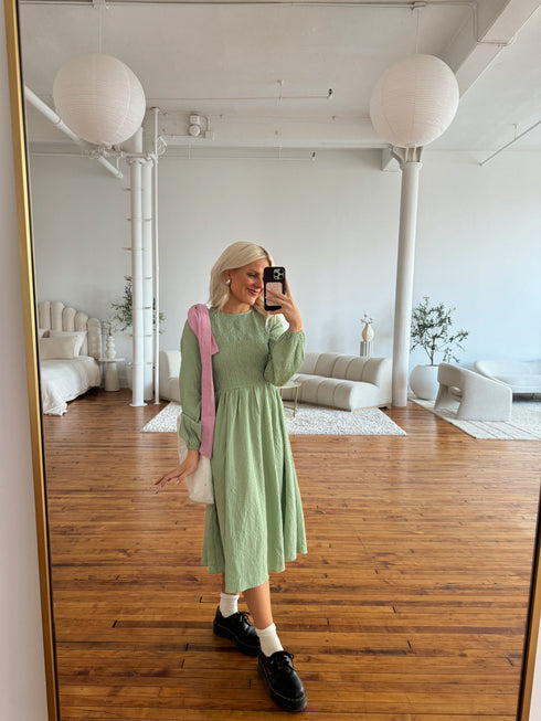 Buy Her Flowers Smocked Dress