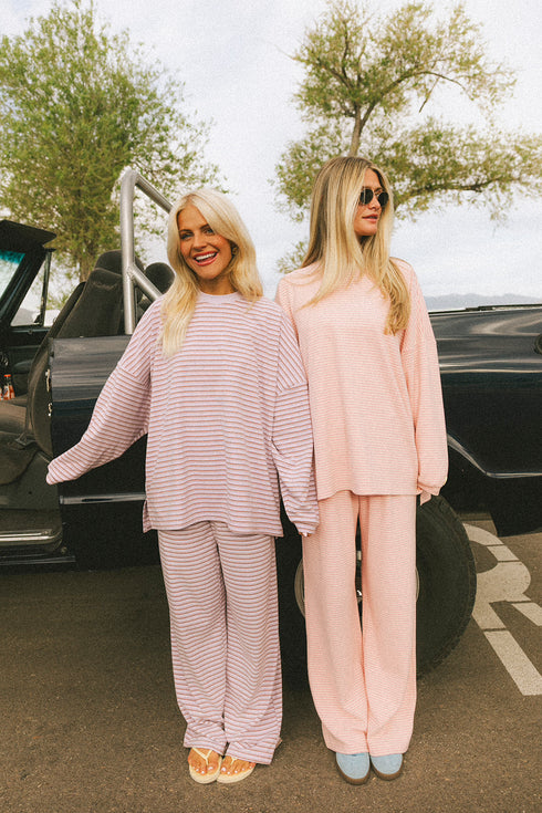 Road Trip Pullover // Sunset Stripe