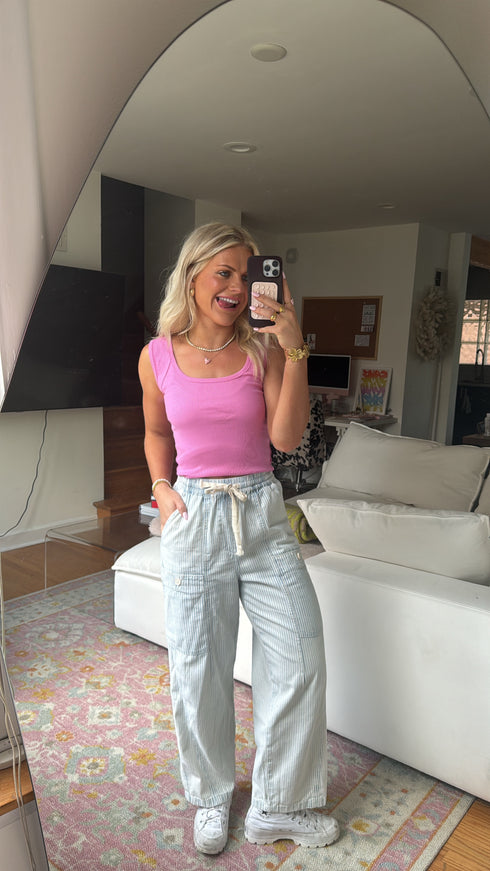 Beach Town Striped Pant