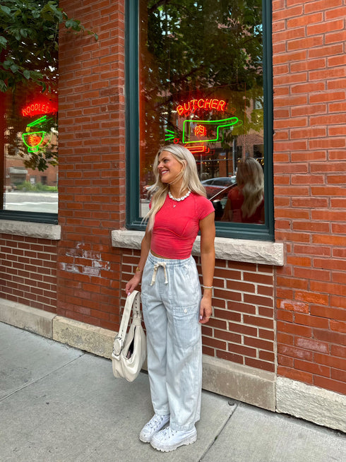 Beach Town Striped Pant