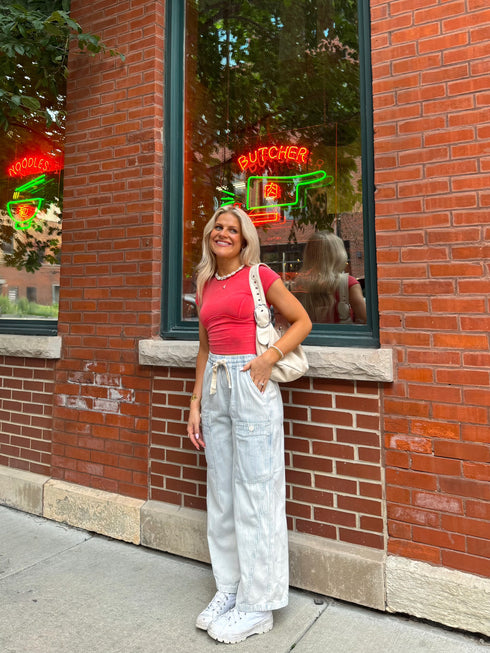 Beach Town Striped Pant