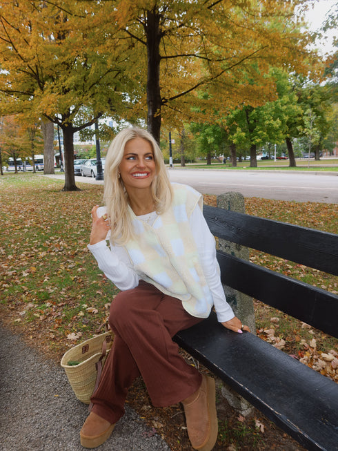Market Mornings Vest // Cloud