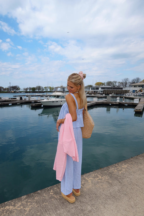 Picnic Princess Top // Blue *RESTOCKED*