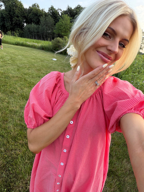 Afternoon Dress // Gingham