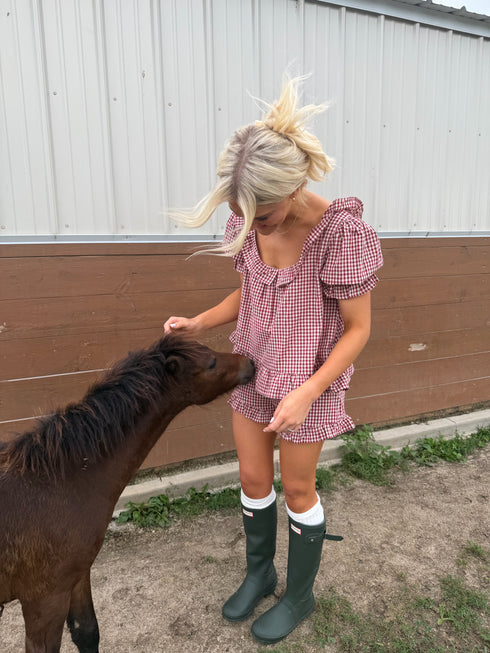 Gwennie Top // Mulberry