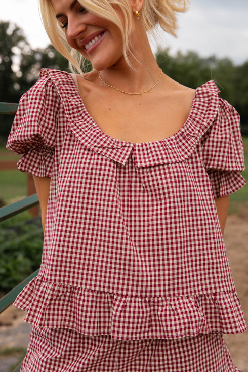 Gwennie Top // Mulberry