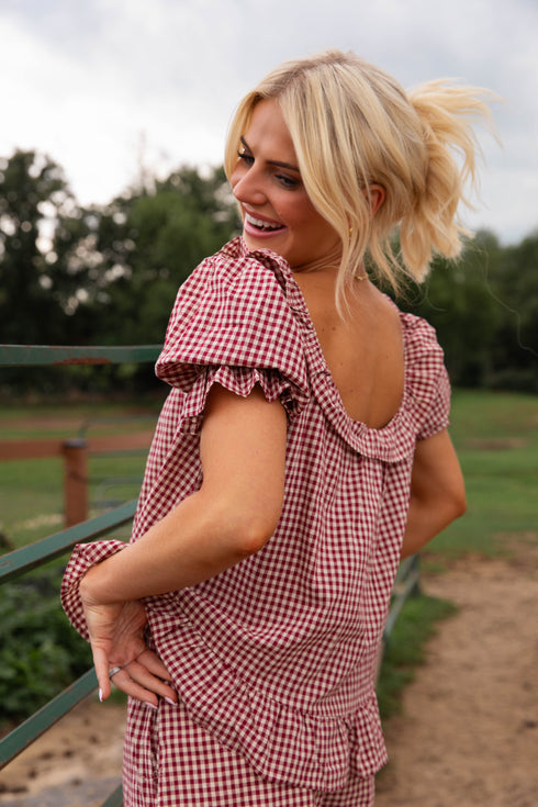 Gwennie Top // Mulberry