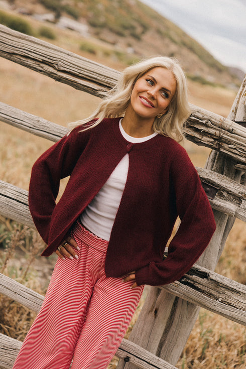 Aspen Cardigan // Rosewood