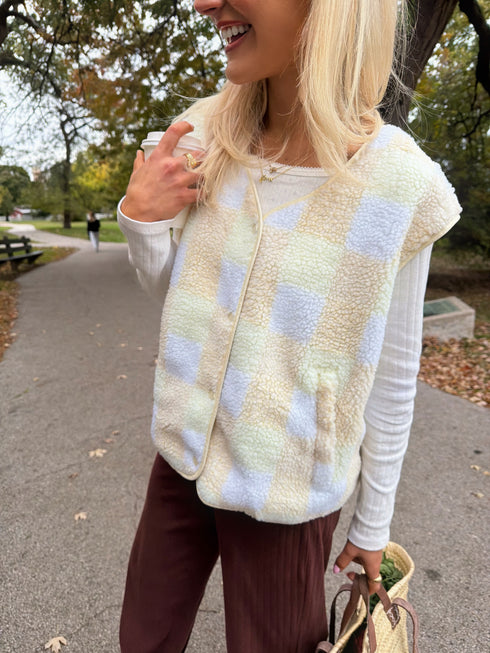 Market Mornings Vest // Cloud