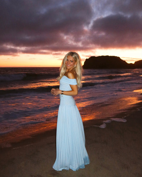 Sunkissed Sunset Dress // Blue