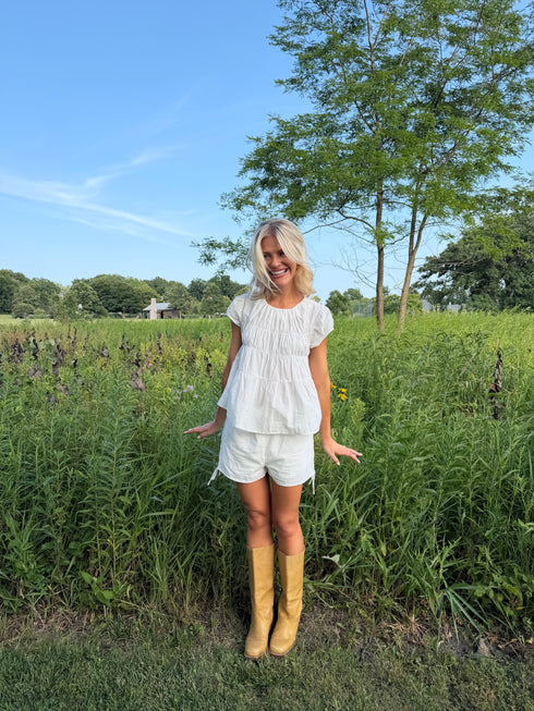 Whimsy Top // White