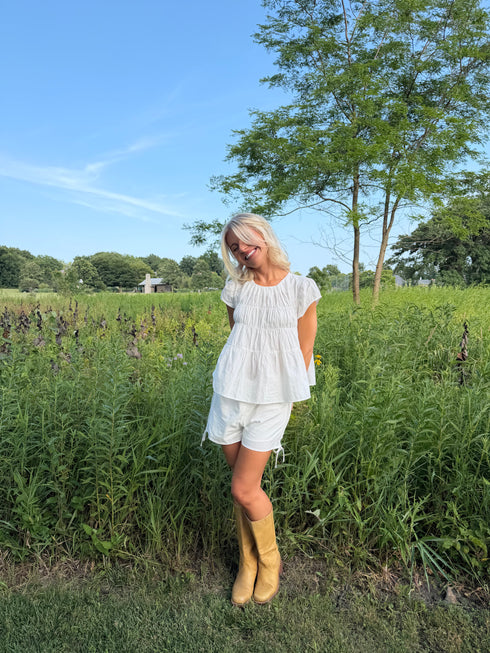 Whimsy Top // White