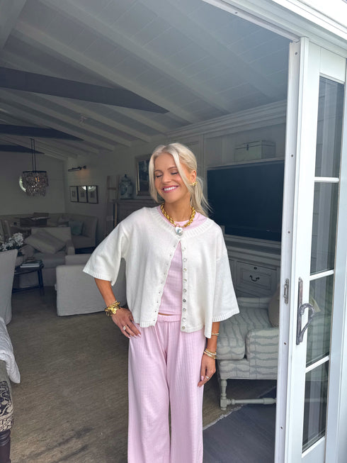 Coastal Cardigan // White