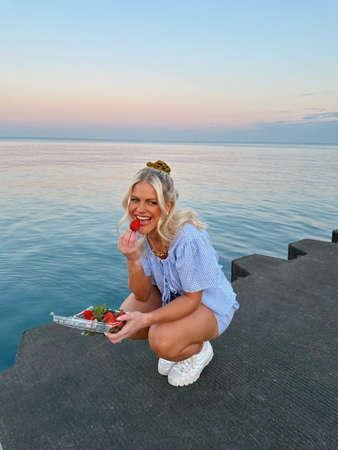 Strawberry Fields Set // Sky