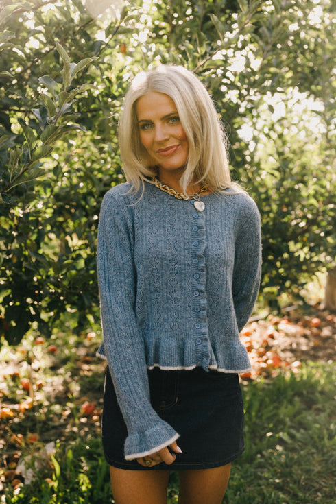 Autumn Cardigan // Powder Blue