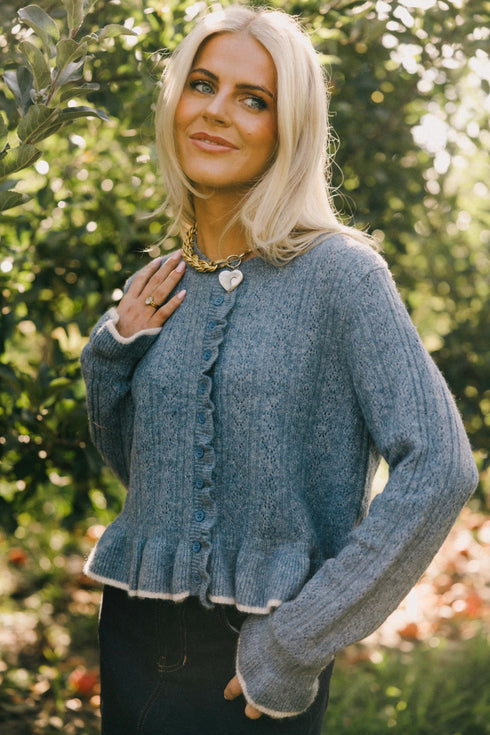 Autumn Cardigan // Powder Blue